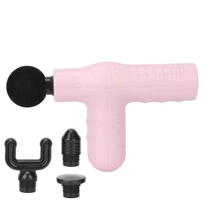 Mini Spiertherapie Pistool Draagbaar USB Handheld Lichaam Diepe Spier Massager Elektrisch Lichaamsmassage Gereedschap white