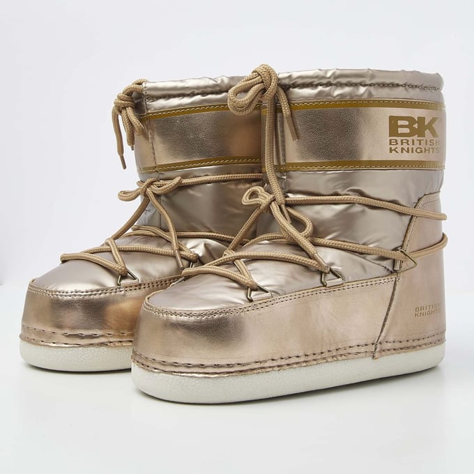 British Knights - Blizzard Dames Veter Boot - Maat 36 - Goud - Vrouwen Schoenen
