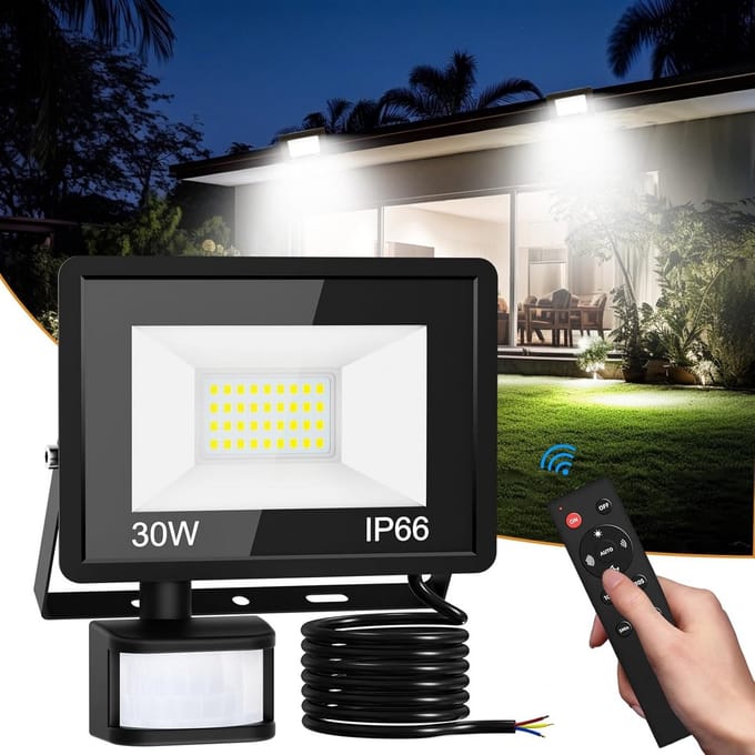Buitenlamp met Beweginssensor - Buitenverlichting met Sensor - Wandspot