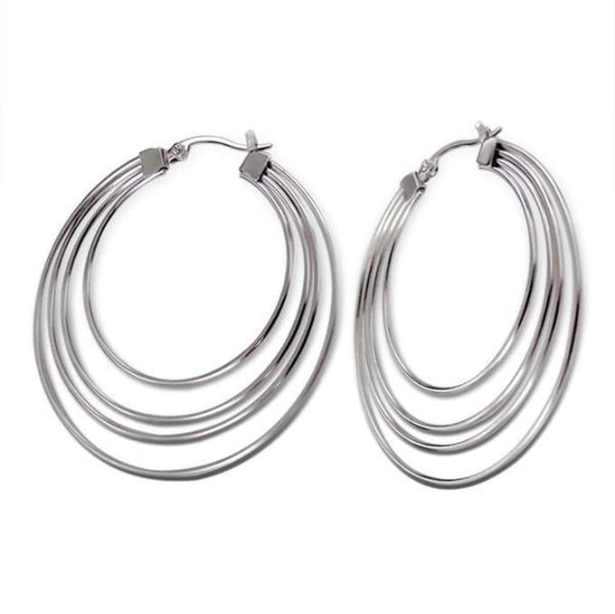 Amanto Oorbellen Brooklyn - 316L Staal - 1mm - ∅50mm