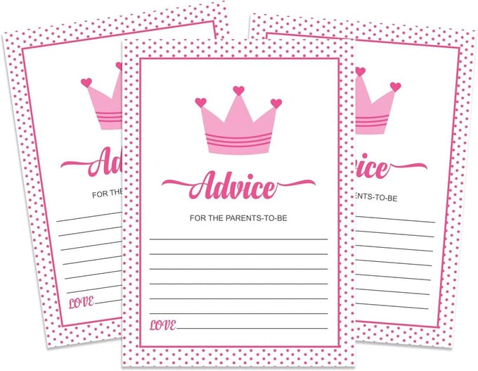 50 Advieskaarten Babyshower - Leuke Spelletjes en Activiteiten voor Meisjesfeest