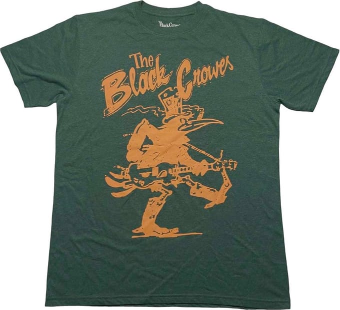 The Black Crowes - Crowe Guitar Heren T-shirt - S - Groen