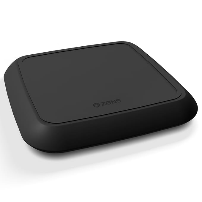 Zens Single Fast Wireless Charger - Draadloze oplader geoptimaliseerd geschikt voor Apple iPhone - 10 Watt