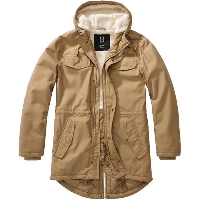 Brandit Marsh Lake Camel Parka Heren
