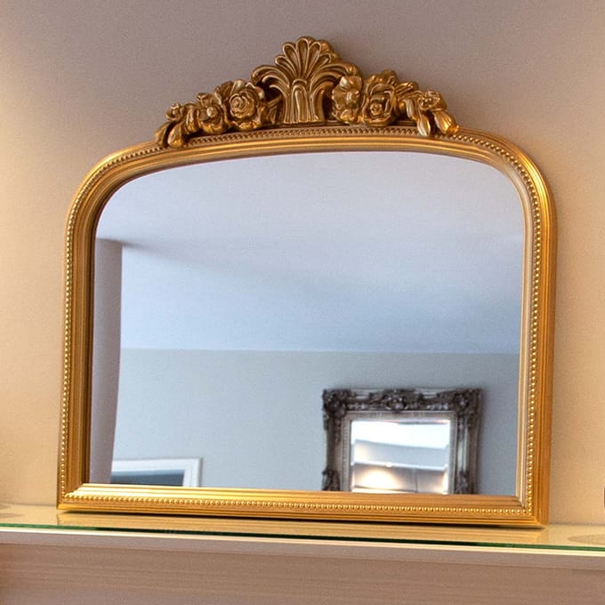 Milton & Oldbrook Wandspiegel 76 x 68 cm Melnik Goud