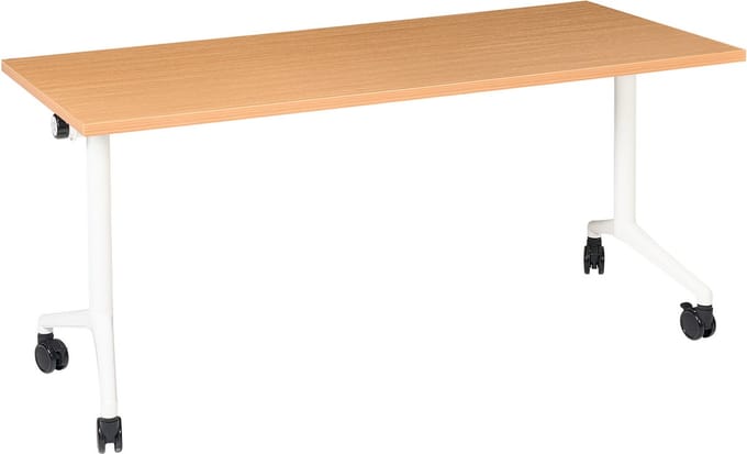 CAVI - Bureau inklapbaar - Bruin/Wit - 160 x 60 cm - MFC