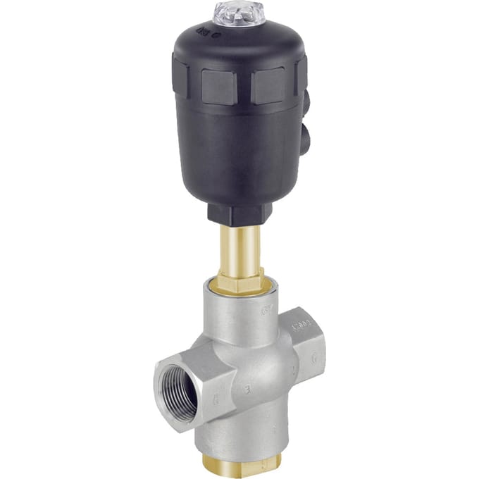 G 1 1/4'' Pneumatische 3-Weg NC Klepafsluiter RVS - 2006 - 287207