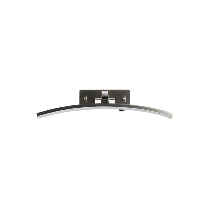 Searchlight LED wandlamp Santorini, breedte 40 cm, chroom, kantelbaar
