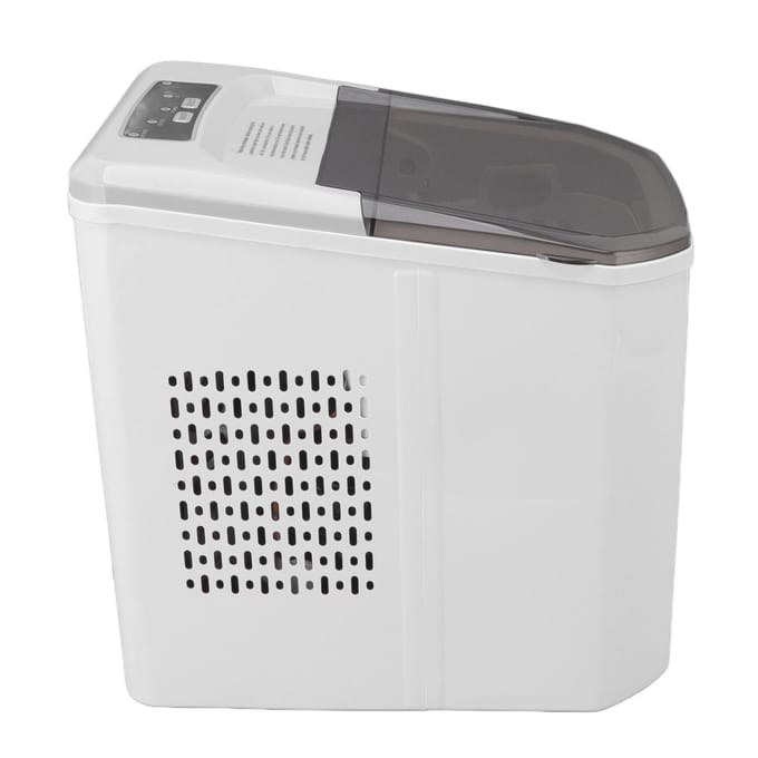 GSN Z6 IJsblokjesmachine Aanrecht Mini Draagbare Ijsblokjesmachine IJsmaakmachine voor Thuis Commerciële Bar white