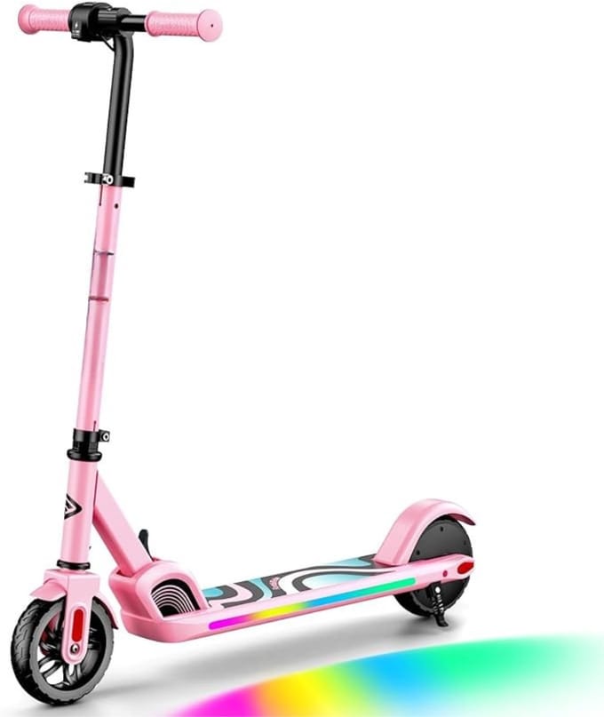 MMP® Elektrische Step voor Kinderen - Elektrische Step - Roze - 75cm x 25cm x 14cm