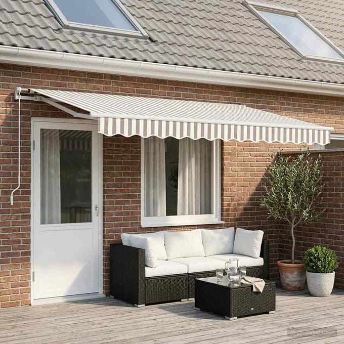 vidaXL - Vervangingsdoek - zonnescherm - voor - 5x3 - m