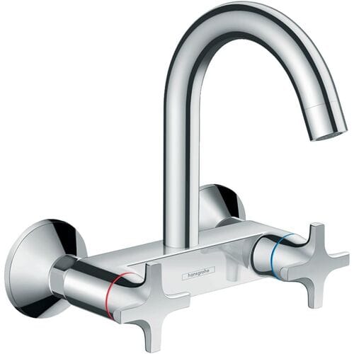Hansgrohe Logis M32 2-handle kitchen mixer, wall-mounted highspout, 1jet 71286000