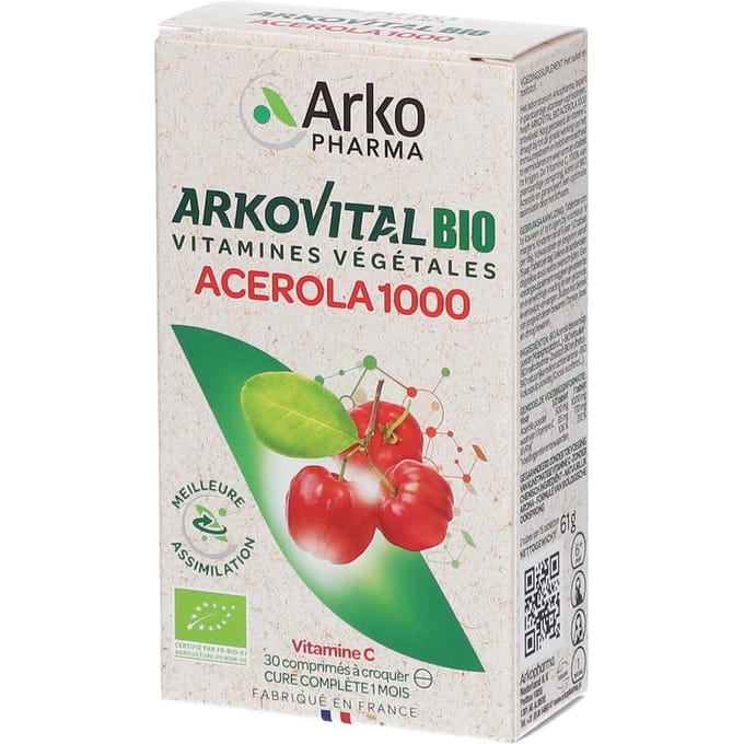 Arkovital Acerola 1000 bio 30 Kauwtabletten