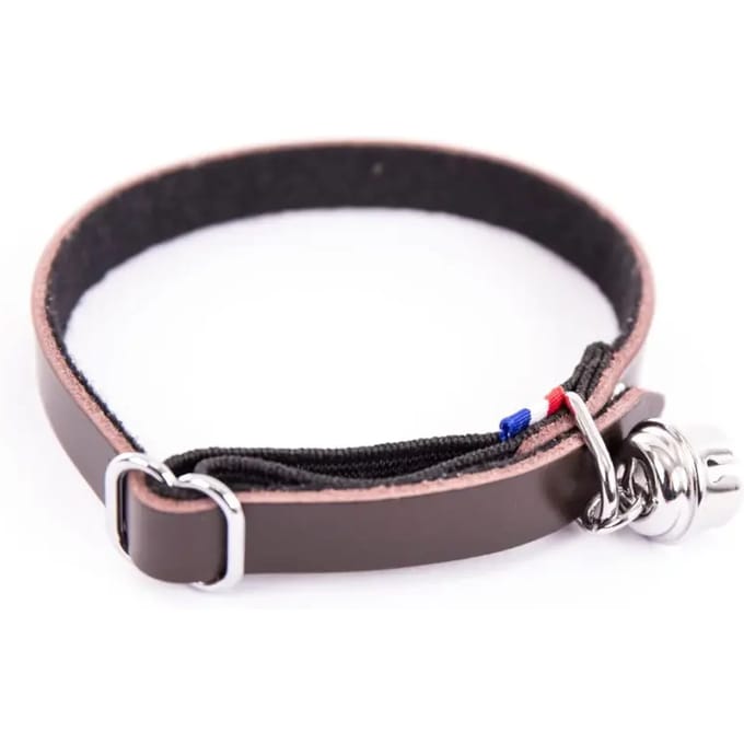 Kattenhalsband van viltleer Martin Sellier