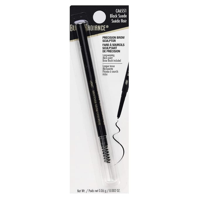 Precisie Wenkbrauw Sculptor, Ca6551 Zwart Suede, 0,06G(0.002Oz) black