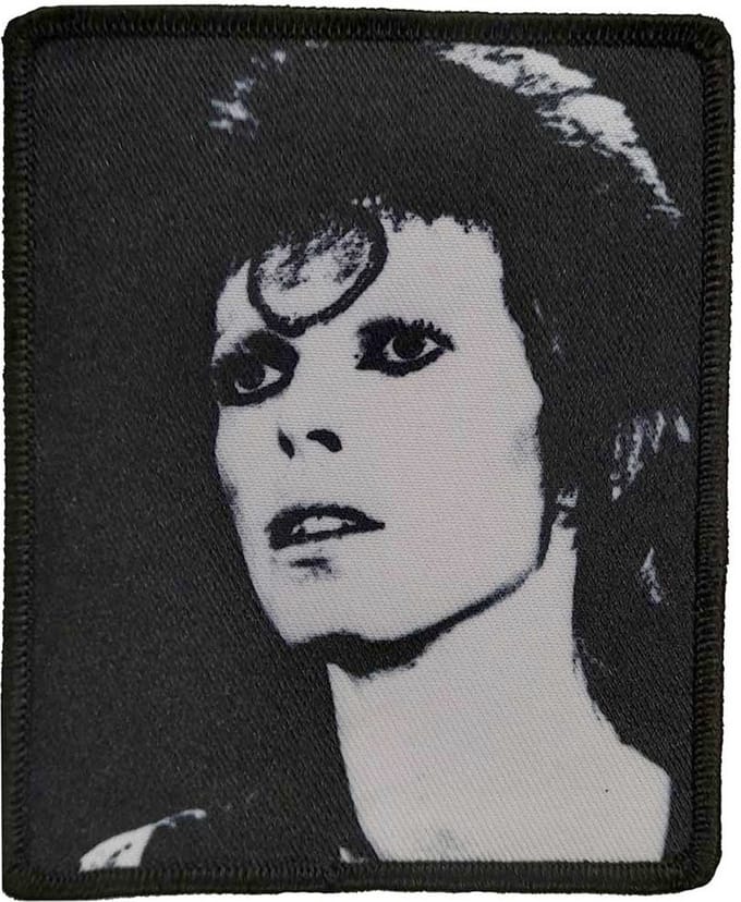 David Bowie - Black & White Patch - Zwart/Wit