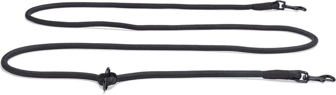Beeztees Premium Parinca - Hondenriem - Rond - Nylon - Zwart - 280x1,2 cm