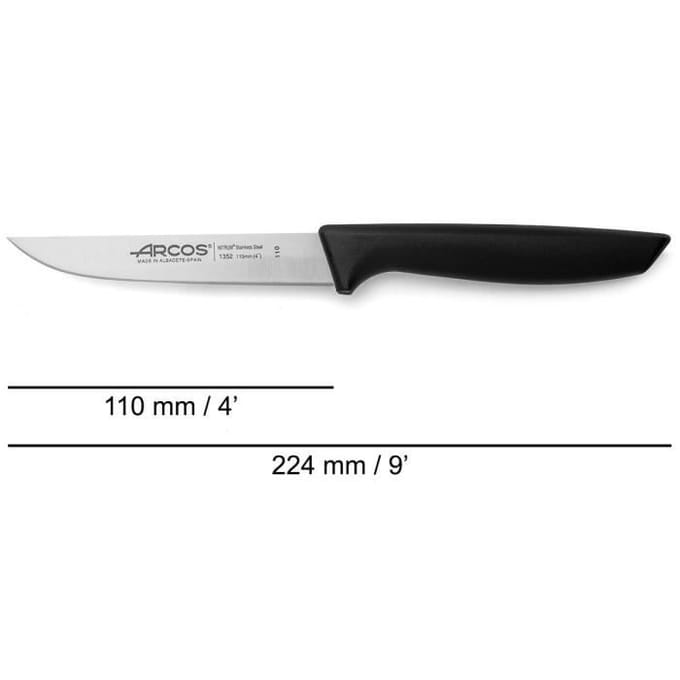 Officemessen - ARCOS - Niza - Lemmet Roestvrij Staal Nitrum® - 6 stuks - 110 mm