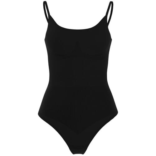 ESMARA Corrigerende dames body, seamless (Zwart, M (40/42))