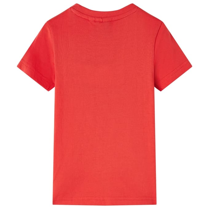 vidaXL - Kindershirt - 128 - rood