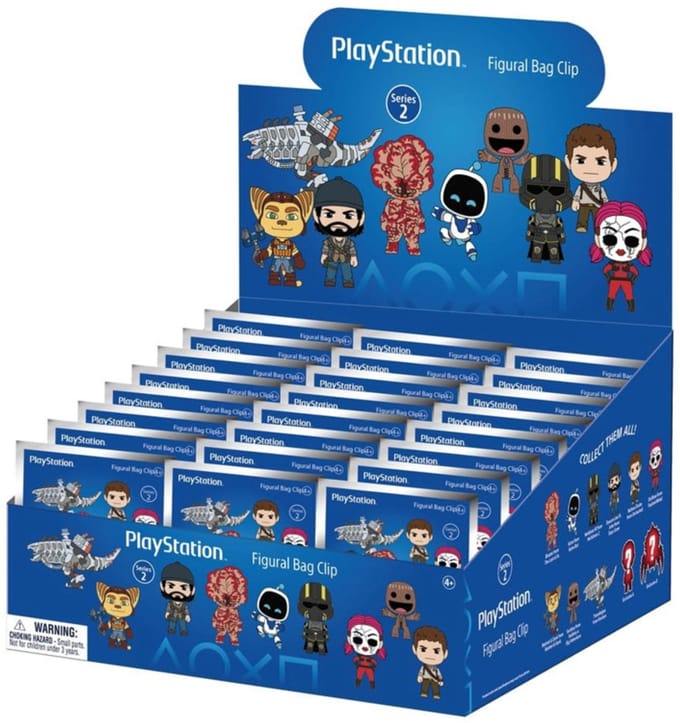 Sony PlayStation 3D PVC Bag Clips Series 2 Display (24)