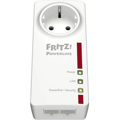 FRITZ!Powerline 1220 Powerline enkele adapter 20002736 1200 MBit/s
