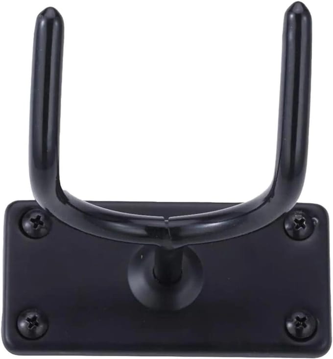 Strijkplank Muurbeugel - Hanger Opberger - Ruimte Besparen - Compact Ontwerp - 2 Stuks - Zwart