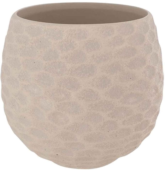 Cosy & Trendy Bloempot Aardewerk - Ø18xH16cm - Beige