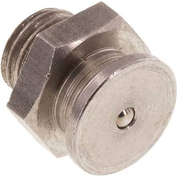 Vlak DIN 3404 Smeernippel 16mm  RVS M12x1.5