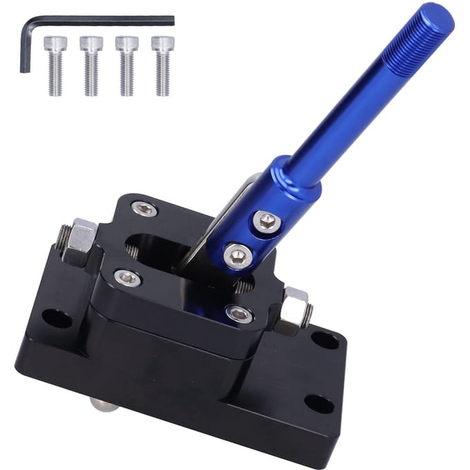 Short Shifter Billet Auto Modificatie Geschikt voor Chevrolet Camaro Firebird LS Motor 93‑02 Blue blue