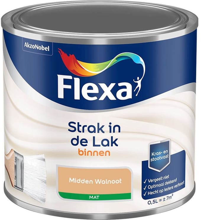 Flexa - Strak Op De Muur Binnen Mat - Monumentengroen - Mengverf - 5 L