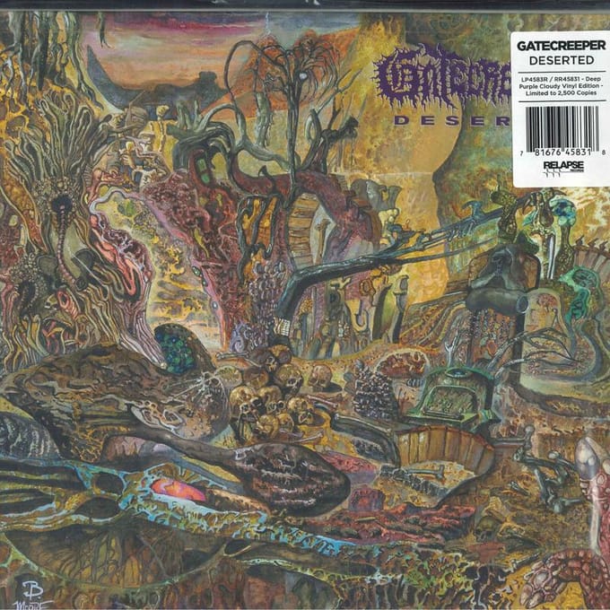 LP Plaat GATECREEPER - Deserted RR45831 Relapse Records 2022 VS Rock beige