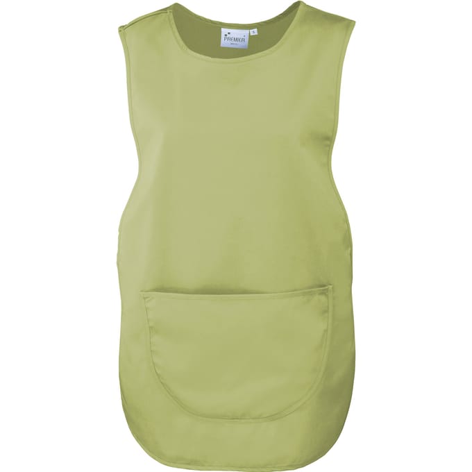 Premier Dames / Dames Pocket Tabard / Werkkleding (Pakket van 2) (Kalk)