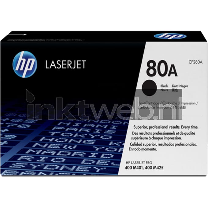 Tonercartridge hp cf280a 80a zwart