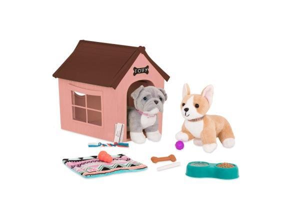 Our Generation Hondenhok met accessoires Poppen toebehoren