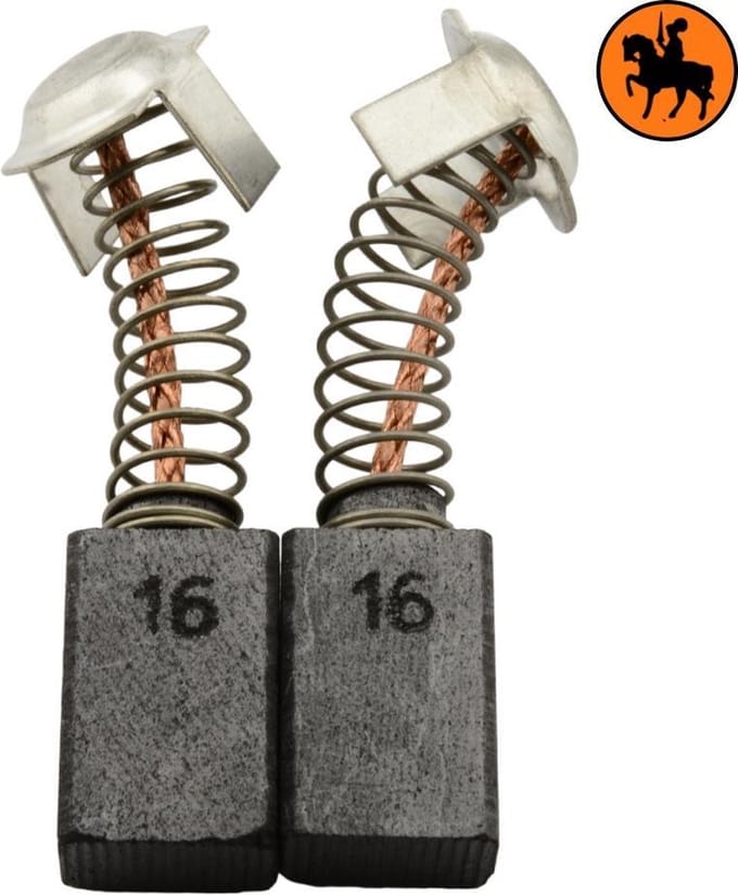 Koolborstelset voor Hitachi zaag C 75D - 7x11x17mm