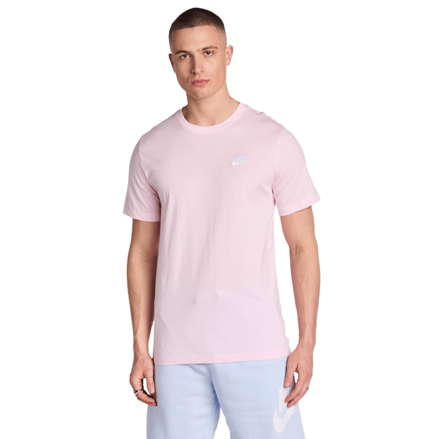 Nike Club T-shirts Heren - Roze - Maat XXL