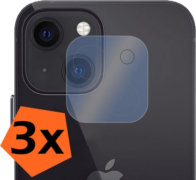 Camera Lens Protector - 3 Stuks - Geschikt voor Apple iPhone 15 - Camera Screenprotector - Gehard Glas - Beschermglas - Tempered Glass - Screen Protector