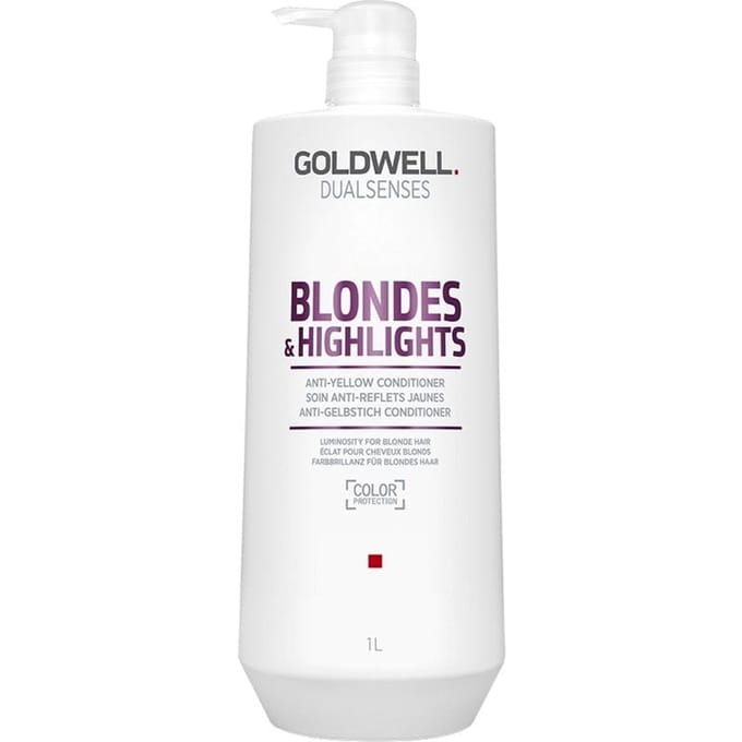 Goldwell Blondes & Highlights Conditioner tegen geel Kleurconditioner Dames 1000 ml