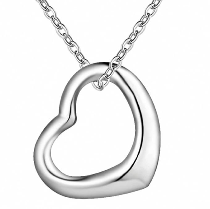 Ketting zilverkleur 45 cm- Charme Bijoux