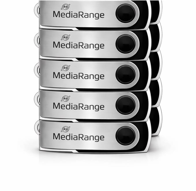 10x MediaRange MR908 - USB-stick - 8 GB