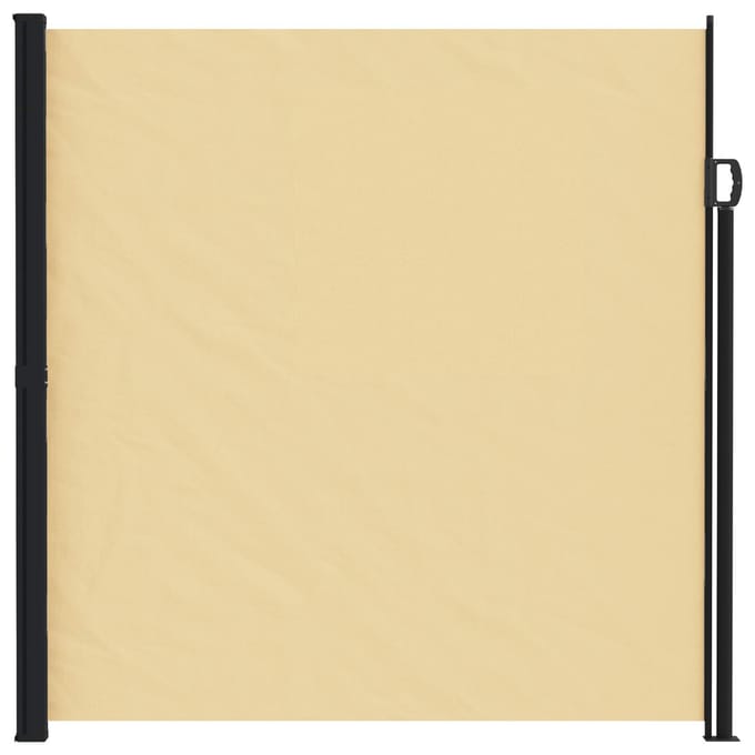 vidaXL - Uittrekbaar - Zijscherm - Rechthoekig - 200 - x - 300 - cm - Polyester - Zand