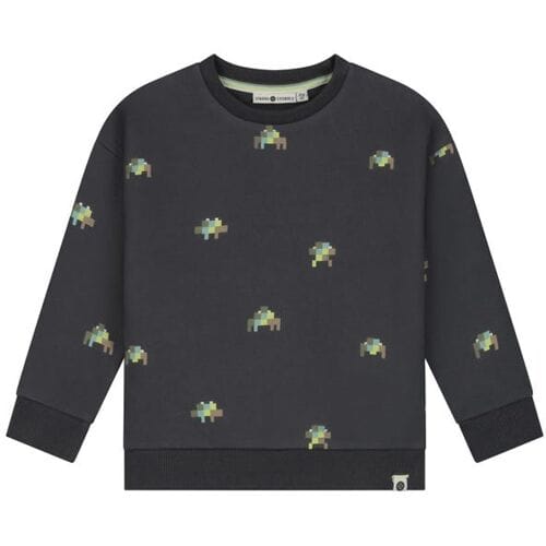 Stains & Stories peuter trui Graphite Grey 104 heren