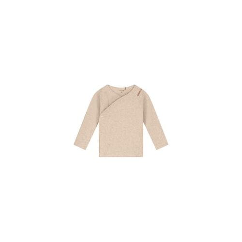 Prénatal newborn overslagshirt rib Light Sand Melange 68 unisex