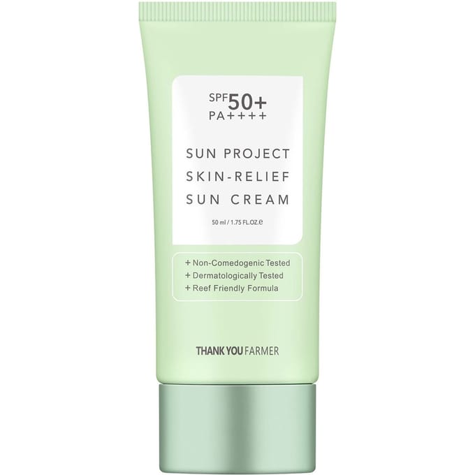 [BEDANKT BOER] Sun Project Relief Zonnebrandcrème SPF50+ PA++++ 50ml beige