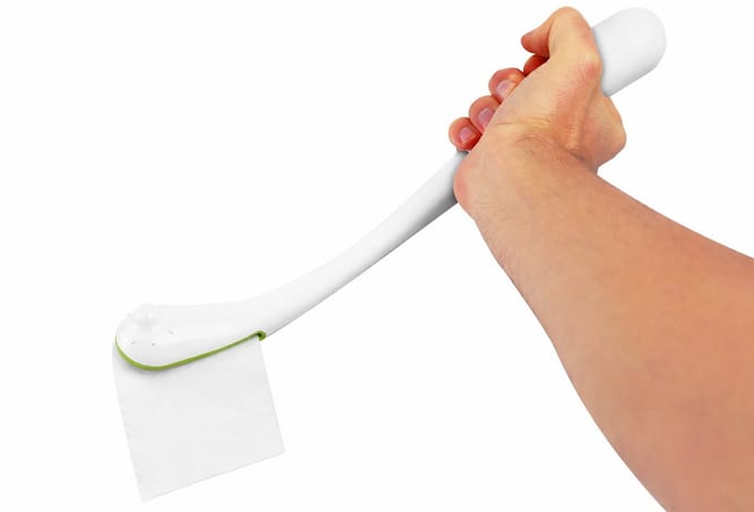 Vitility - Toilethulp - Billenreiniger met lange steel - Ergonomisch handvat