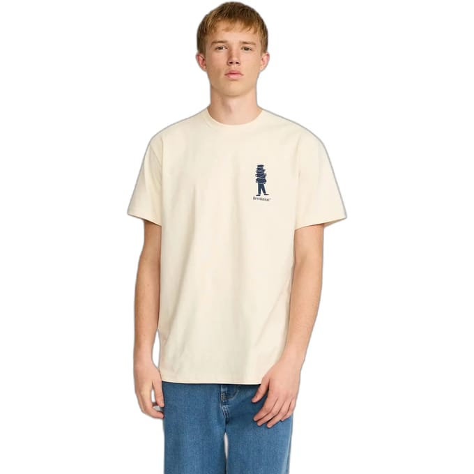 T-shirt Revolution Printed T-Shirt 1458 BRE - Off White