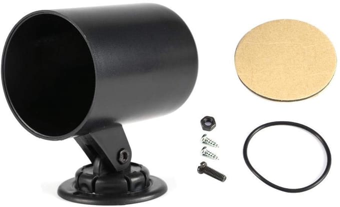 Dailygoody - 52mm Universele Meterhouder voor Auto en Truck - Zwart