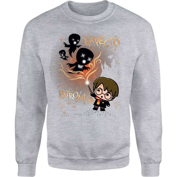 Harry Potter Kids Expecto Patronum Sweatshirt - Grey - S