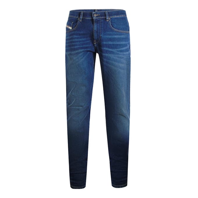 Diesel Heren 2019 D-Strukt Denim Jeans (Donkerblauw)